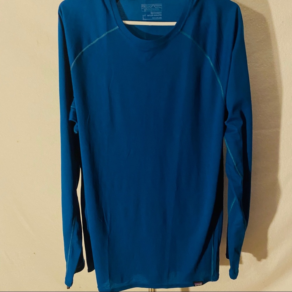 PATAGONIA MENS LONG SLEEVE CAPILENE BASELAYER LARG